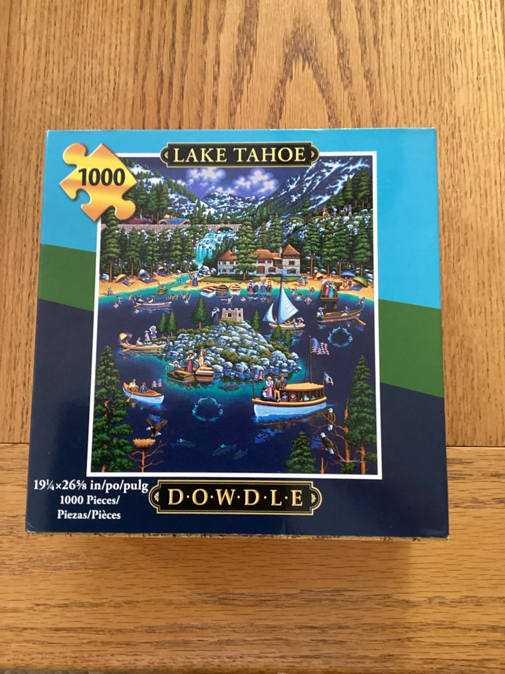 Dowdle Lake Tahoe 1000-Piece Jigsaw Puzzle - Blue